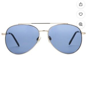 Time and Tru Women's Aviator 👩‍✈️ Teal Sunglasses 🕶️